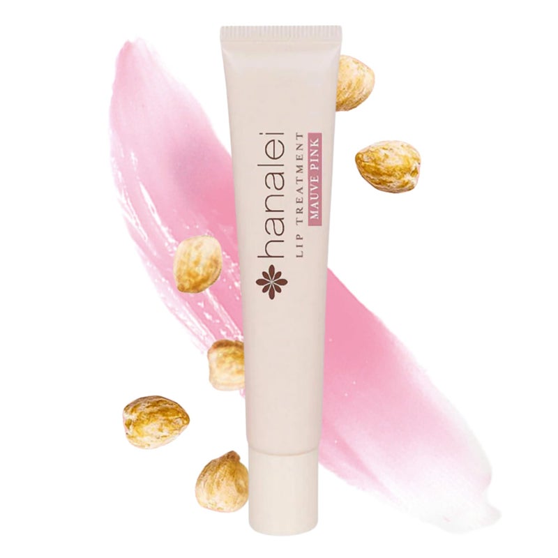 Hanalei Lip Treatment for Dry, Chapped Lips â€“ Intensive Overnight Moisturizer with Kukui Oil, Shea Butter & Grapeseed Oil â€“ Hydrating Balm for Healing Cracks â€“ Mauve Pink Tint, 15g â€“ Cruelty-Free - Image 1